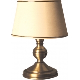 Mosazná stolní lampička 404 Oktawia (Braun) 