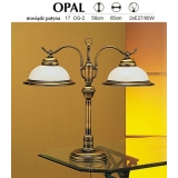 Mosazná stolní lampa 17 OG-2 Opal (Jupiter)