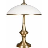 Mosazná stolní lampa Dewon 430 (Braun)