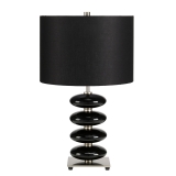 Onyx 1 žárovka Stolní lampa - Black
