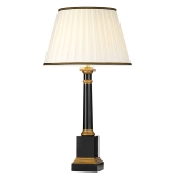 Peronne 1 žárovka Stolní lampa With Tall Empire Shade