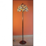 Vitrážová stojanová lampa Mozaika 40