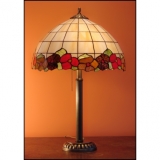 Vitrážová stolní lampa Anemony 40