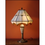 Vitrážová stolní lampa Piro 30 plus