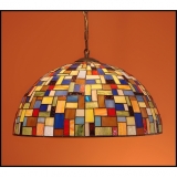 Vitrážový lustr Mozaika 50