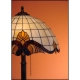 Vitrážová stolní lampa Barok 40