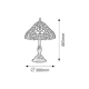 Vitrážová stolní lampa Mirella 8090 (Rabalux)